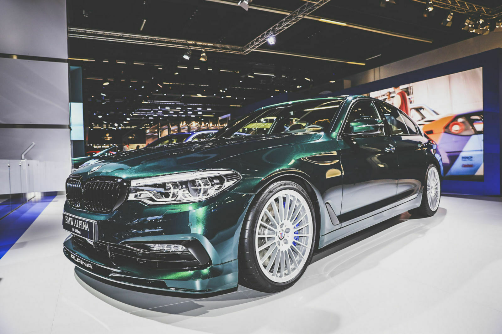 Alpina hat als eigener Hersteller natürlich einen eigenen Stand