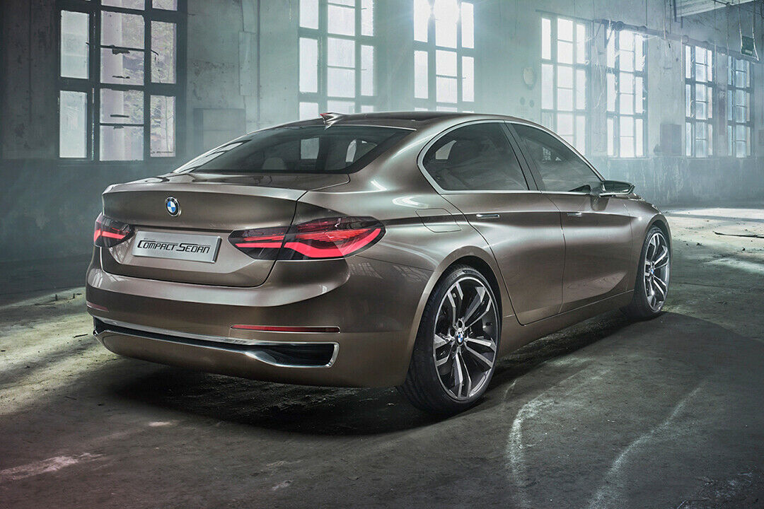 Heck und Front des Concept Compact Sedan zeigen deutliche 7er-Anleihen