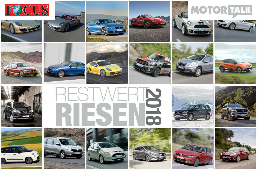 Zweimal im Jahr prognostizieren das Magazin Focus und Bähr & Fess Forecasts die "Restwertriesen": Die wertstabilsten Autos, die es aktuell beim Händler gibt. Wir haben für Euch das aktuelle Ranking
