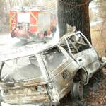 Auto gegen Baum