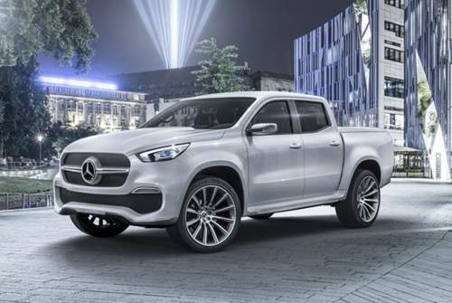 Als "stylish explorer" richtet sich die Studie der Mercedes X-Klasse an urbane Kunden