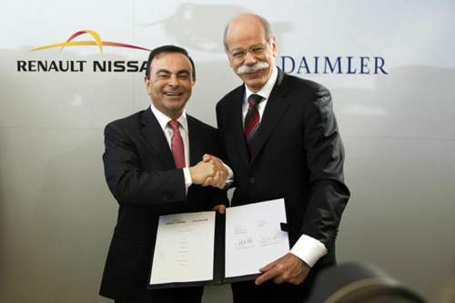 Ghosn und Zetsche sind zufrieden