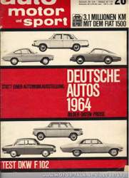 Deutsche Autos 1964