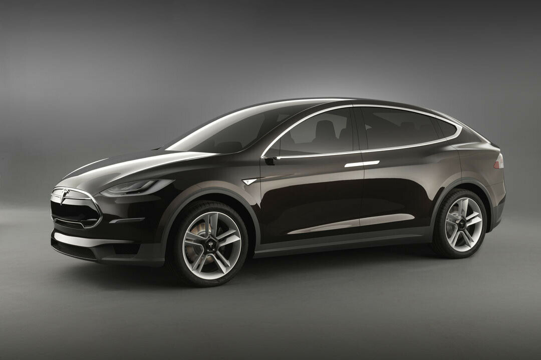 Tesla Model X: Eine herkömmliche PR zum Auto hat sich Tesla bisher weitgehend gespart. Auf die Messe bringen sie es wahrscheinlich trotzdem mit