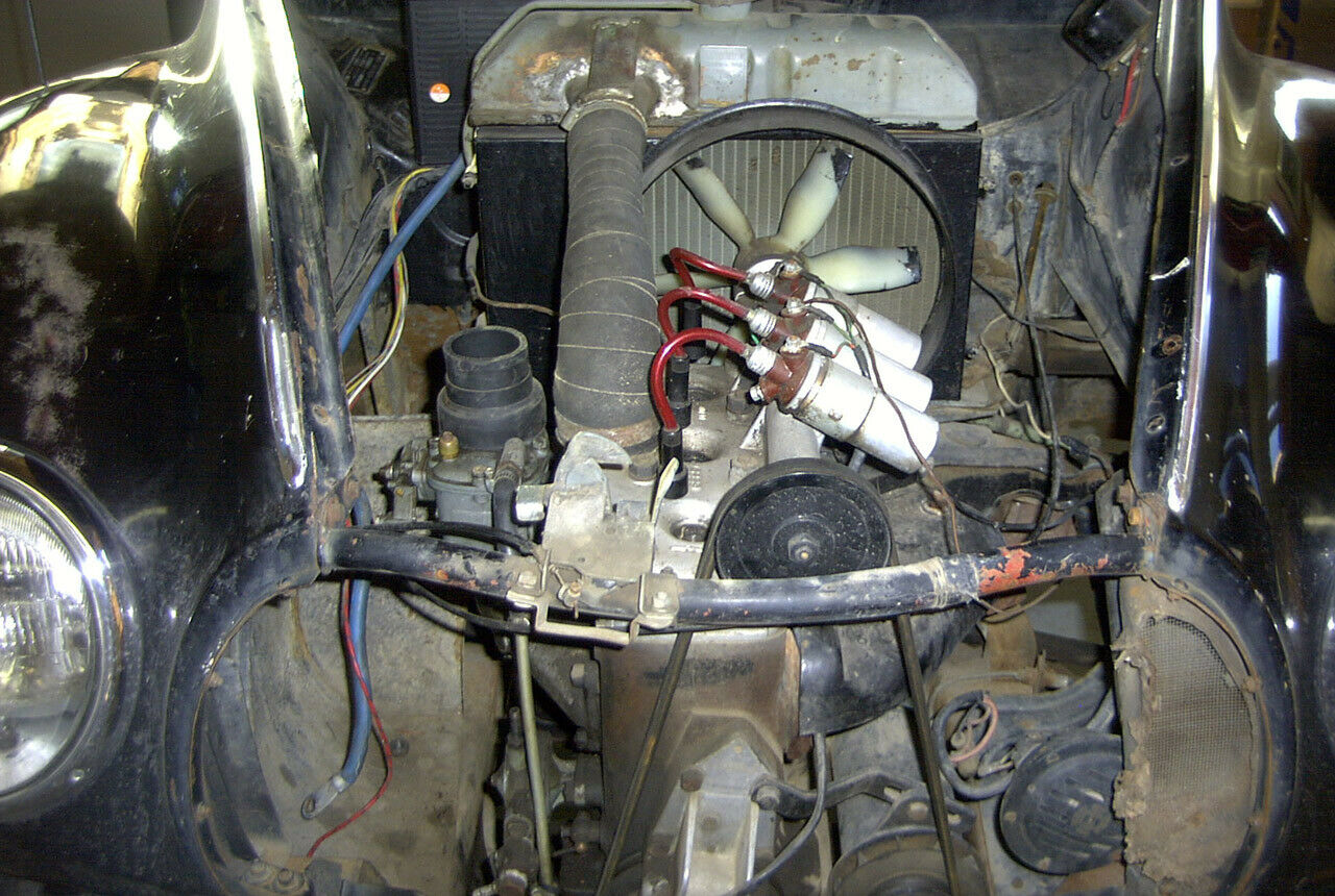 So sah es früher im Motorraum des Auto Union aus