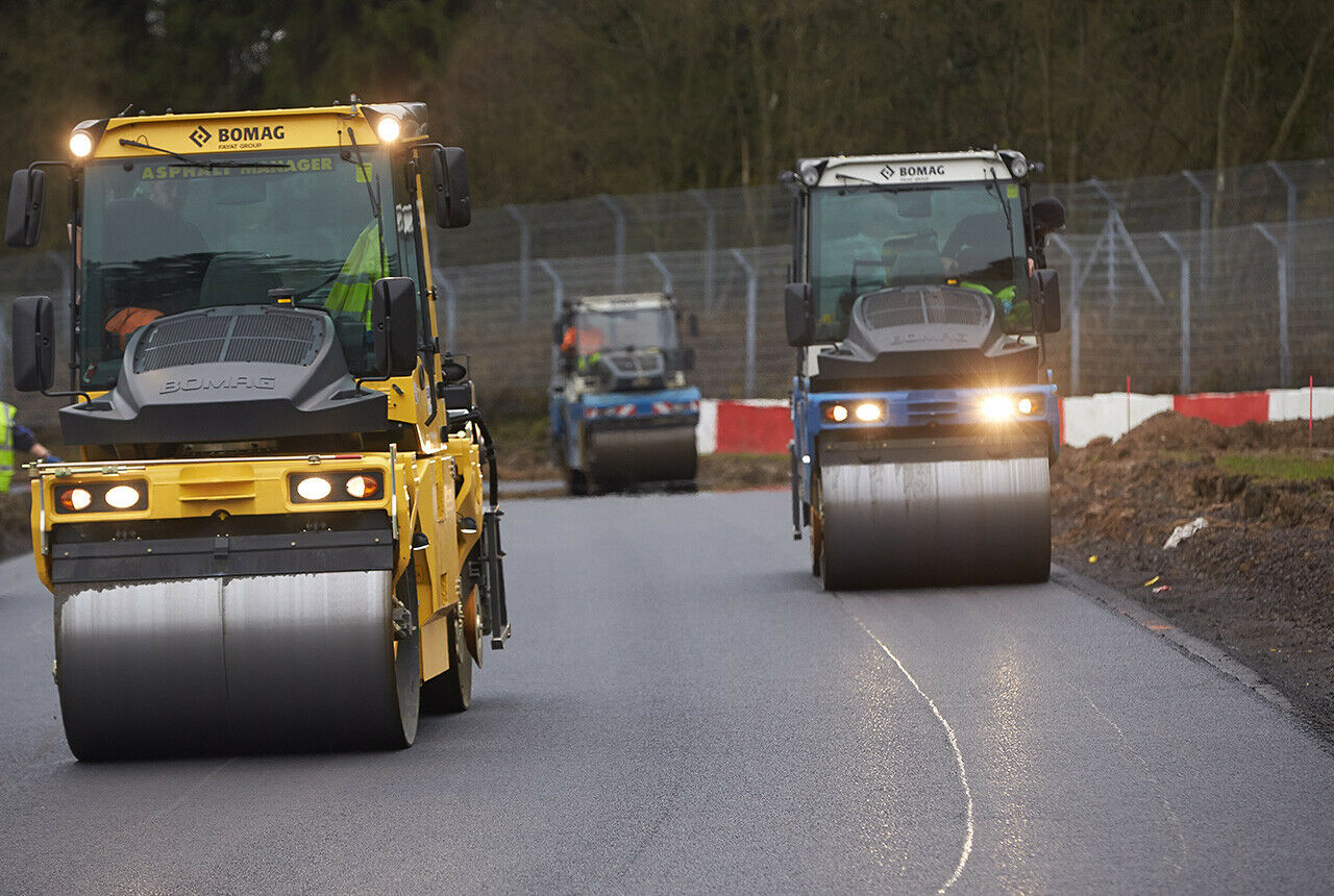 Während der Bauarbeiten an der Nordschleife