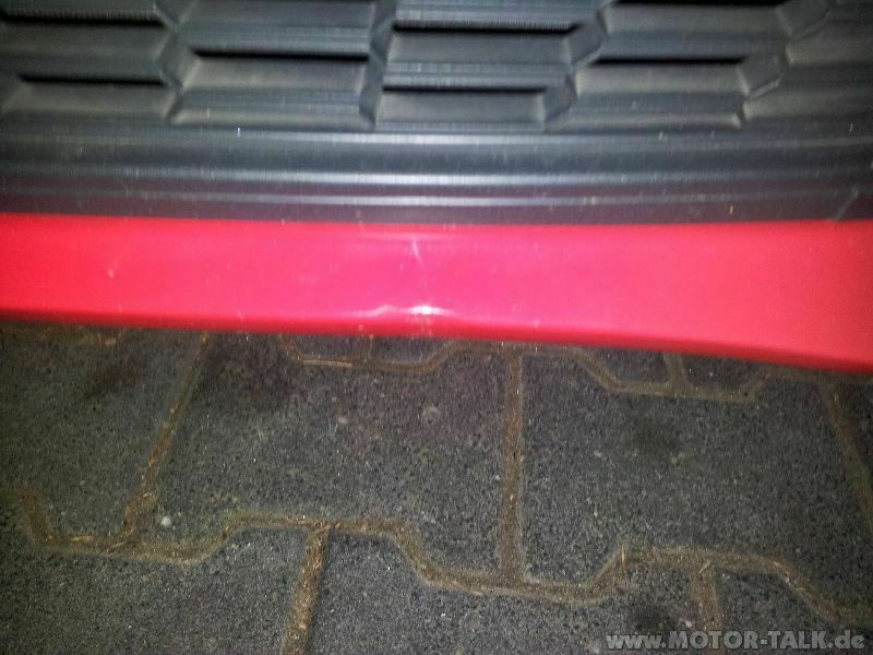 Die ersten "Schäden"