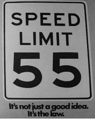 Speed Limit 55 Law