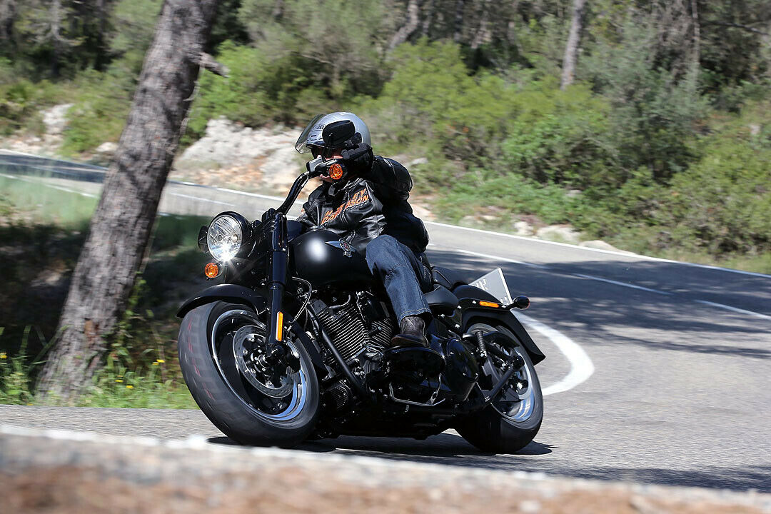 Harley-Davidson hat erstmals den 110-Cubic-Inch-Motor in ein Großserienmotorrad eingebaut