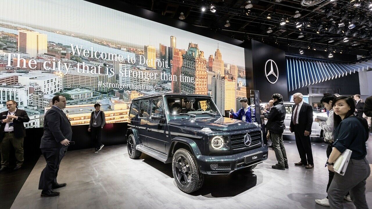 Weltpremiere der komplett neuen Mercedes G-Klasse auf der North American International Auto Show in Detroit (NAIAS) 2018