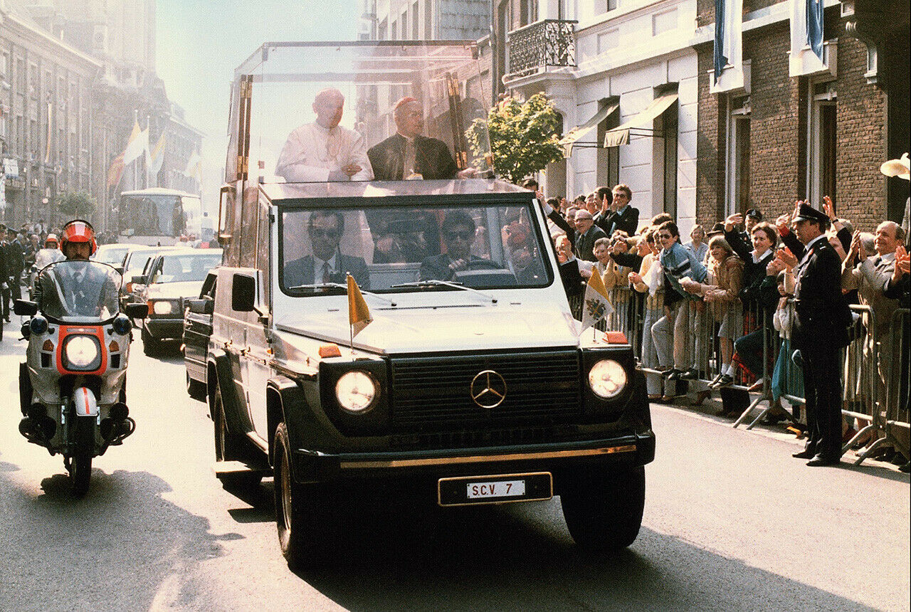 Auch Papst Johannes Paul II fuhr G-Klasse