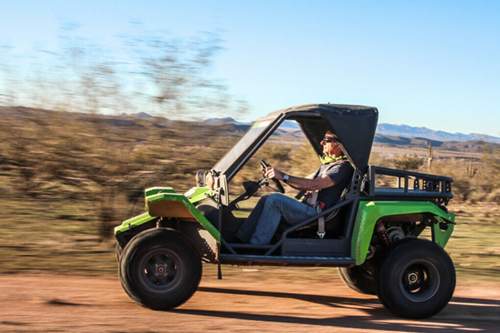 In Arizona bietet Green Zebra Spaß-Touren mit den Tomcar an.
