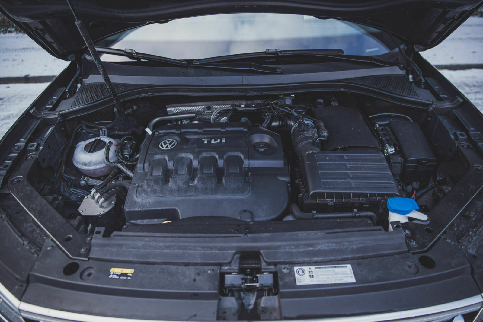 Der Diesel mit 190 PS schiebt ordentlich, wirklich bullig wird der Tiguan 2.0 TDI damit aber nicht
