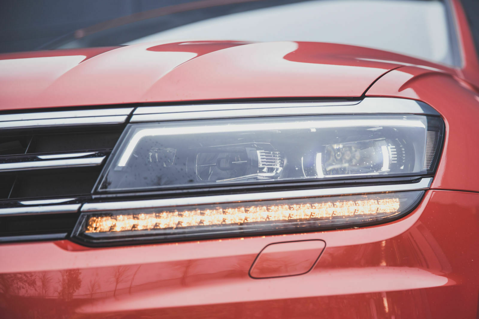 LED-Scheinwerfer gibt es im Tiguan mit der Highline-Ausstattung oder als Extra für 985 Euro