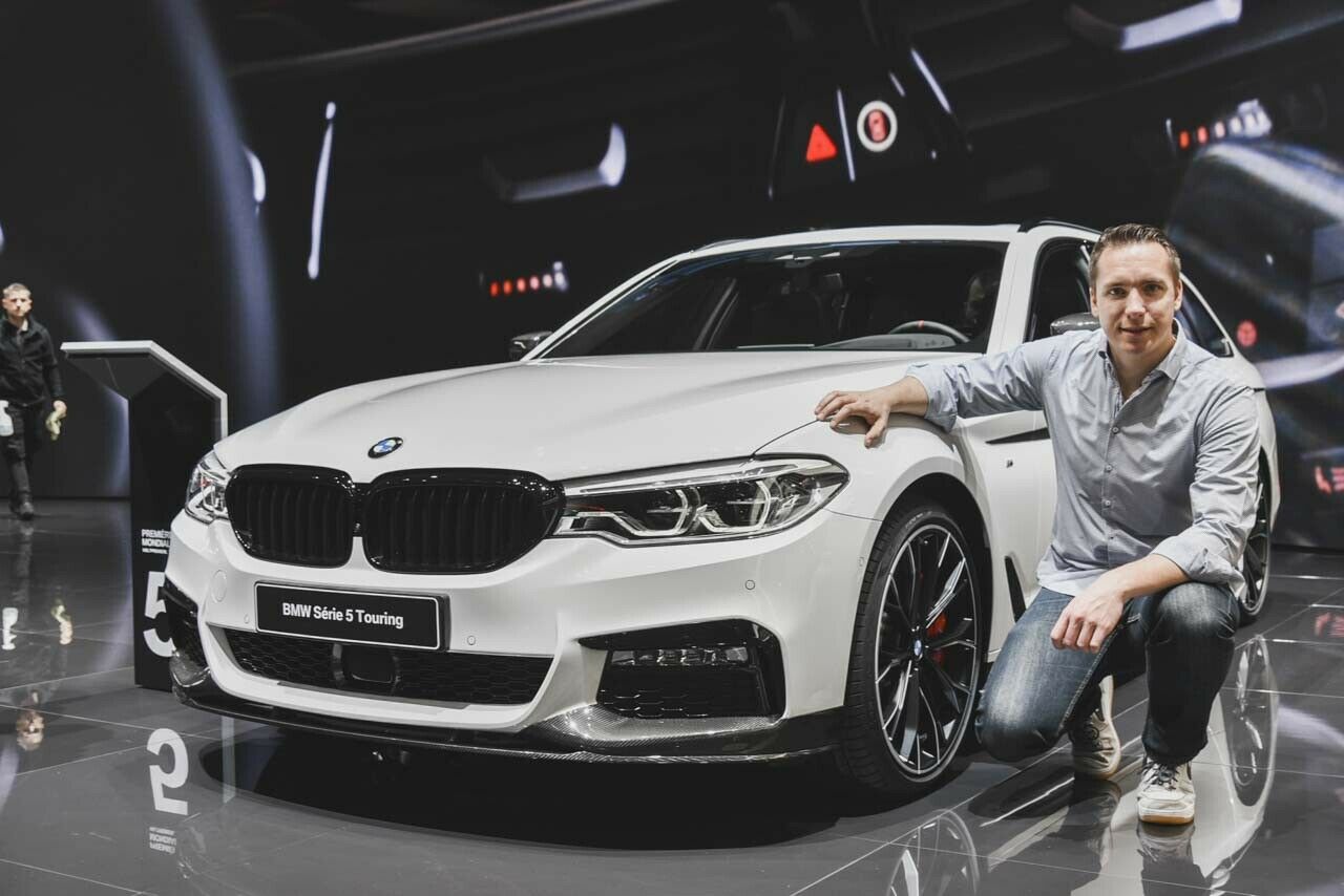 Sportliche Optik: BMW 5er mit M-Paket. Unter der Haube steckt aber nur der kleine Diesel (520d)