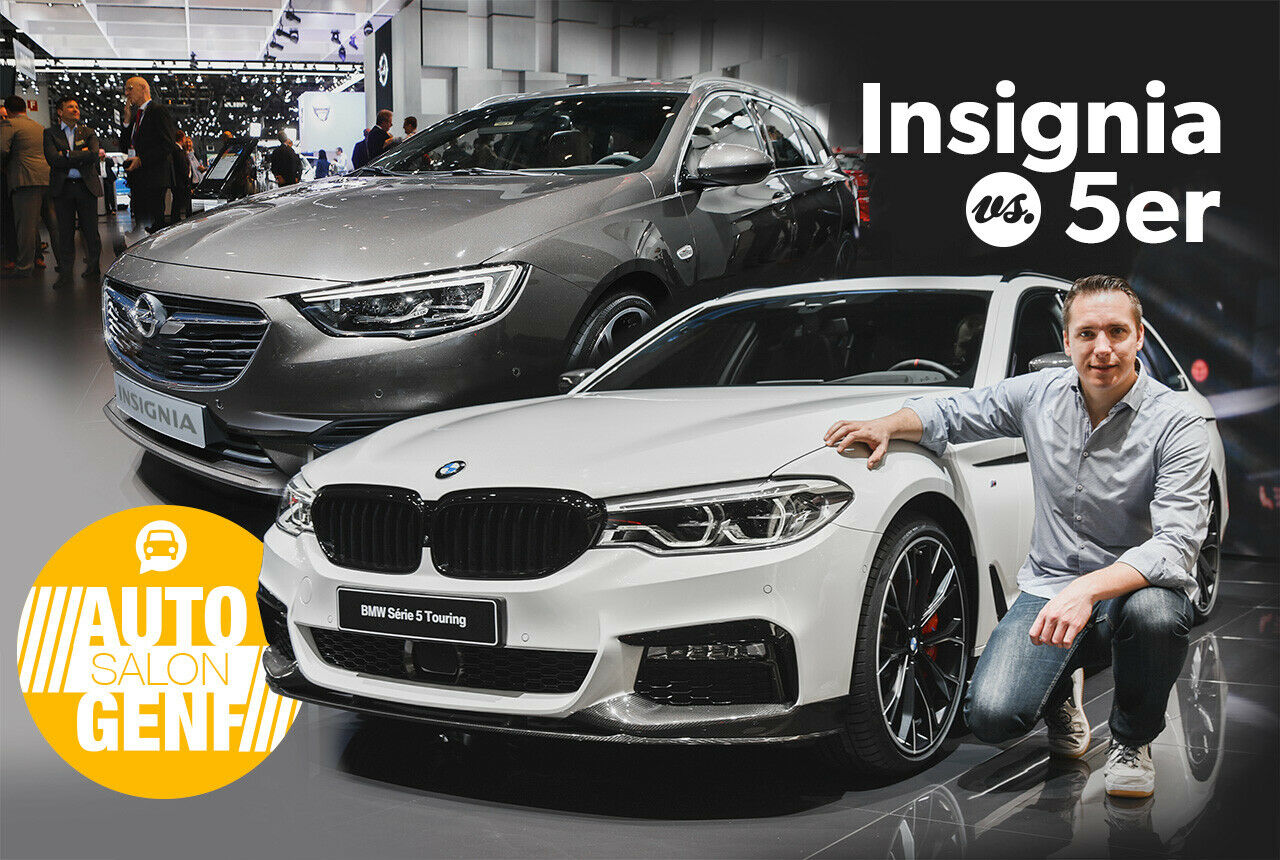 Zwei große Kombis im Vergleich: BMW 5er Touring und Opel Insignia Sports Tourer