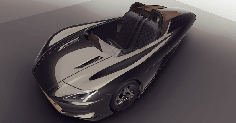 Der Roadster Ampere 1 bietet Platz für zwei Personen