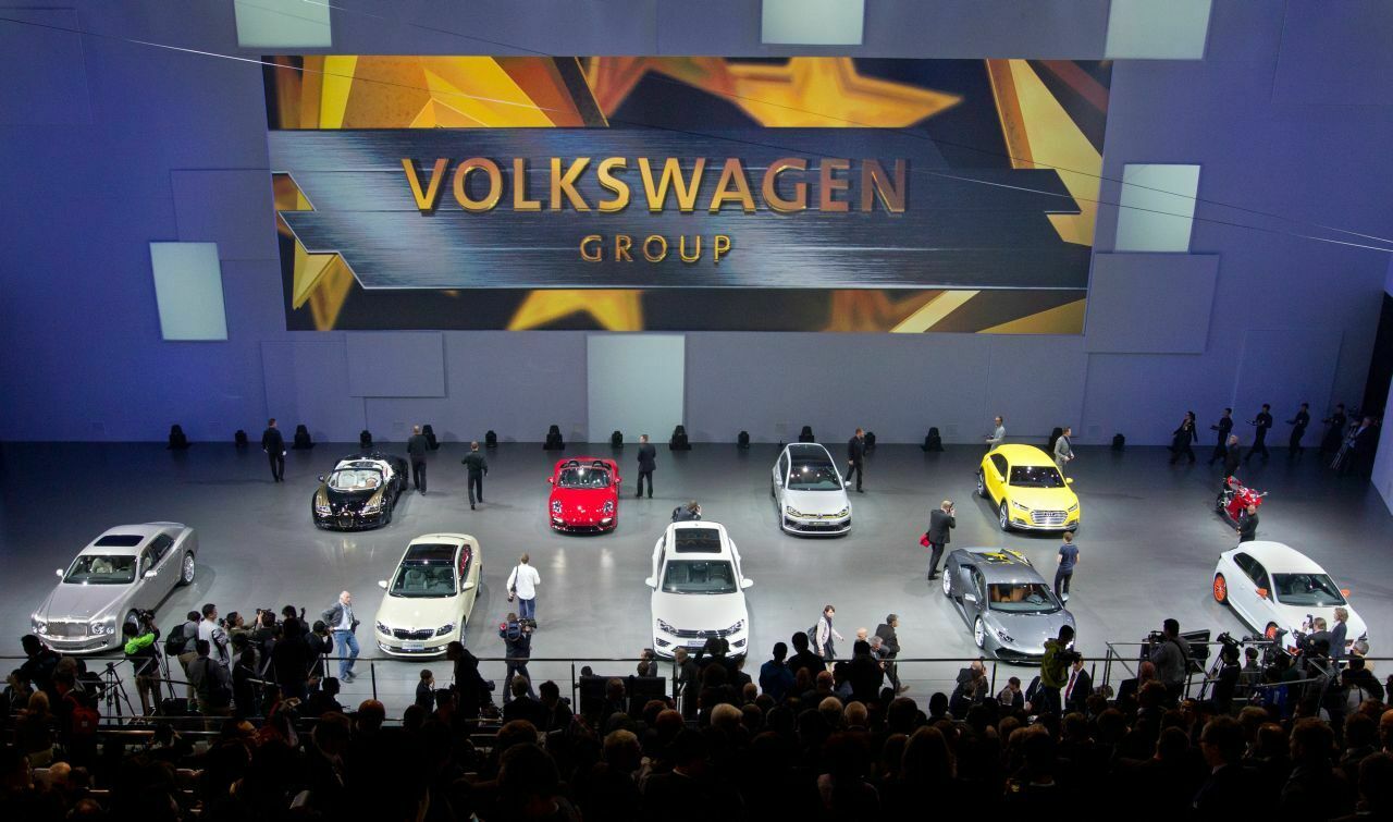 VW präsentiert sich in Peking: Der Konzern ist stark abhängig vom größten Automarkt der Welt