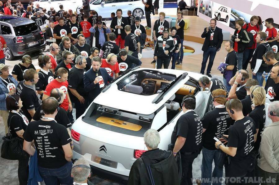 Die IAA-Tour startet bei Citroën