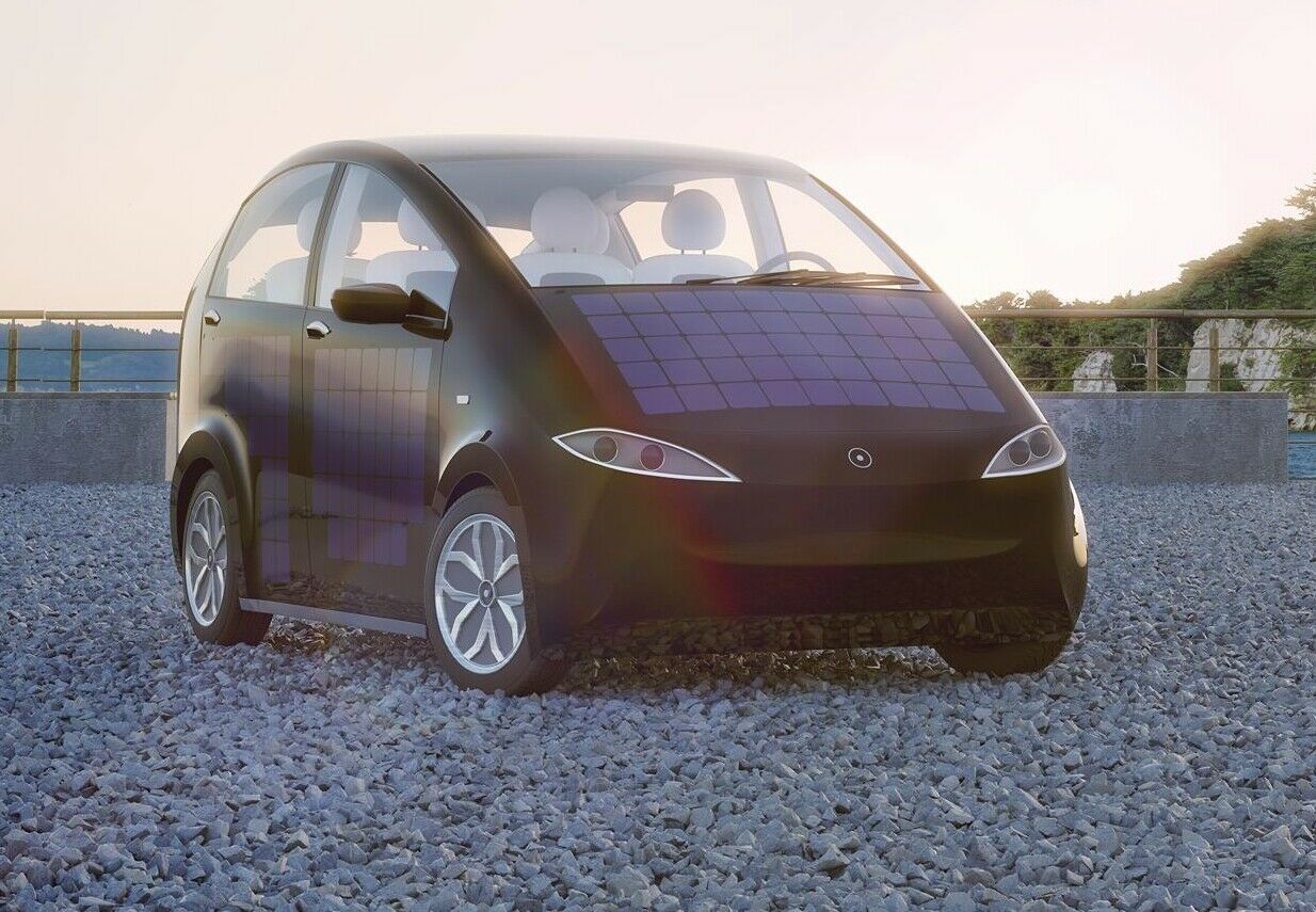 Dieser Prototyp des Solar-Autos von Sonomotors zeigt nicht das aktuelle Design, betonen die Münchner