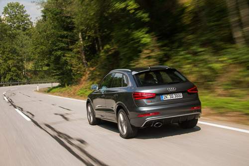 RS-untypisch: Der Audi RS Q3 trägt nur ein Auspuff-Endrohr