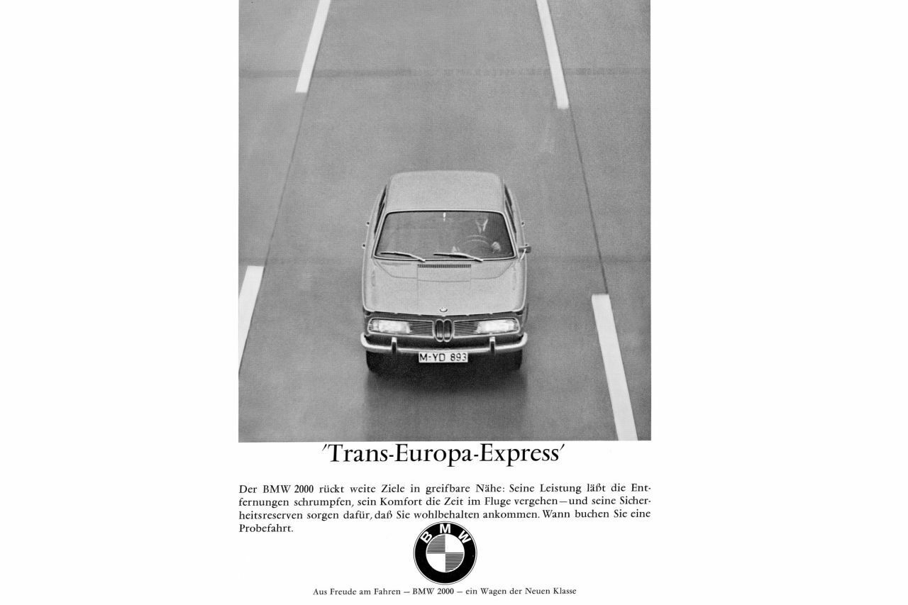 BMW 2000 (E121): Werbung