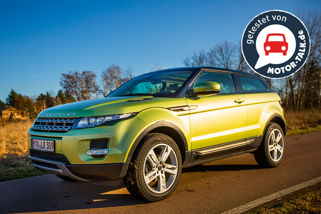 Das Range Rover Evoque Coupé im MOTOR-TALK-Test: Unter den SUVs ist er ohne Frage der Auffälligste.