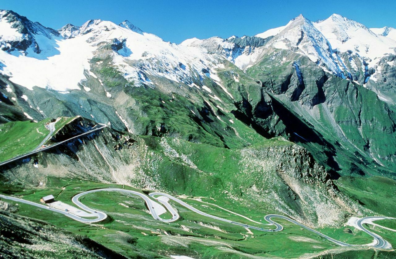 Großglockner- Hochalpenstraße in Österreich