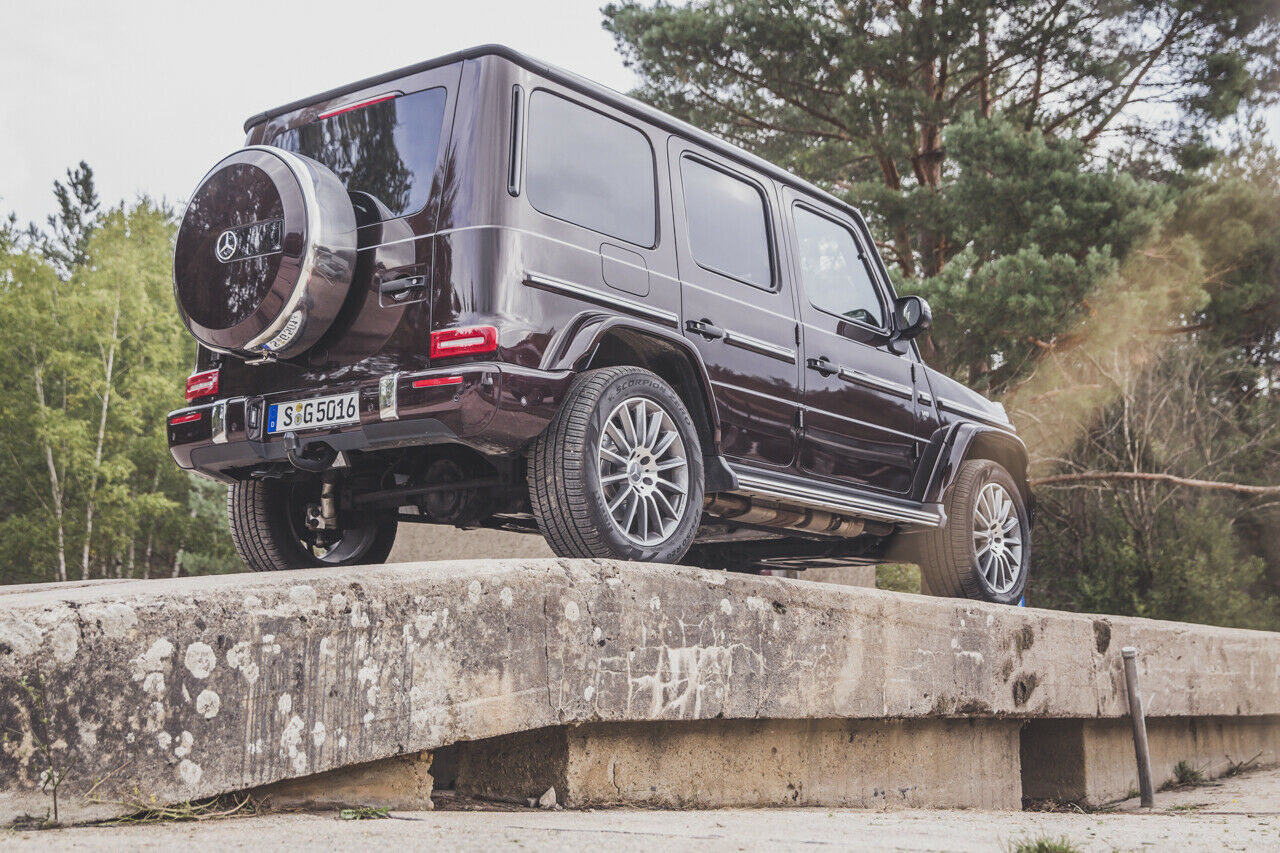 Die Reserveradabdeckung übernimmt Die Mercedes G-Klasse für 2018 vom Vorgänger