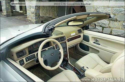 C70 beige lenkrad schwarz