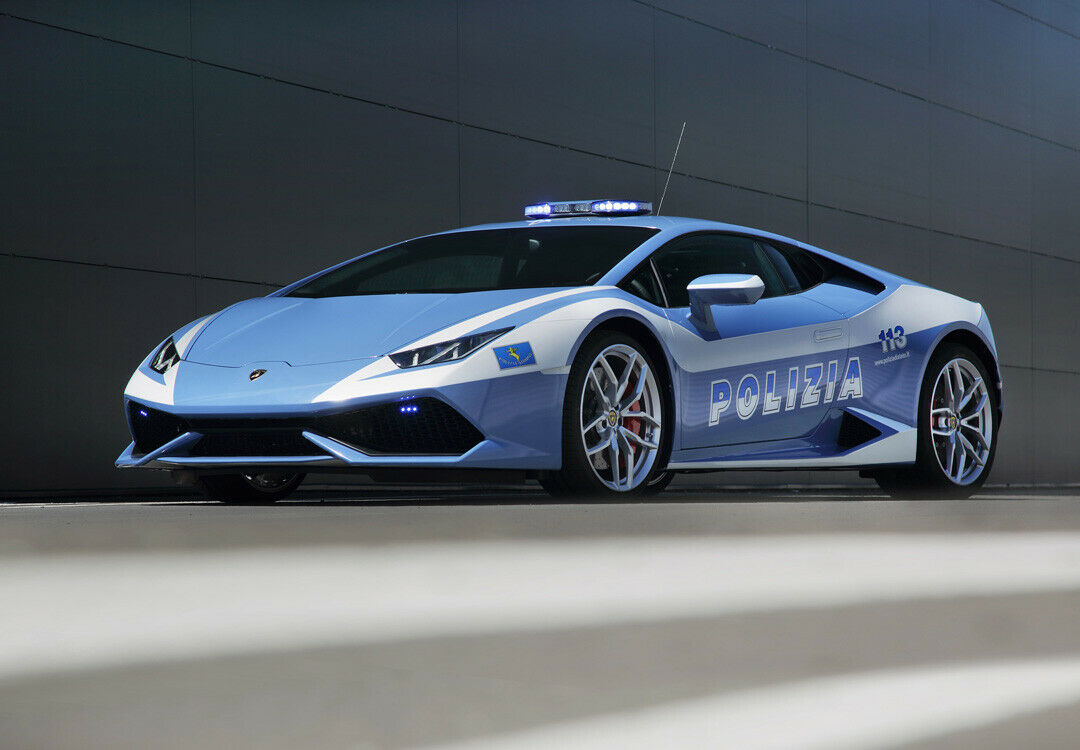 Der neue Dienstwagen der italienischen Polizei ist ein Lamborghini Huracán