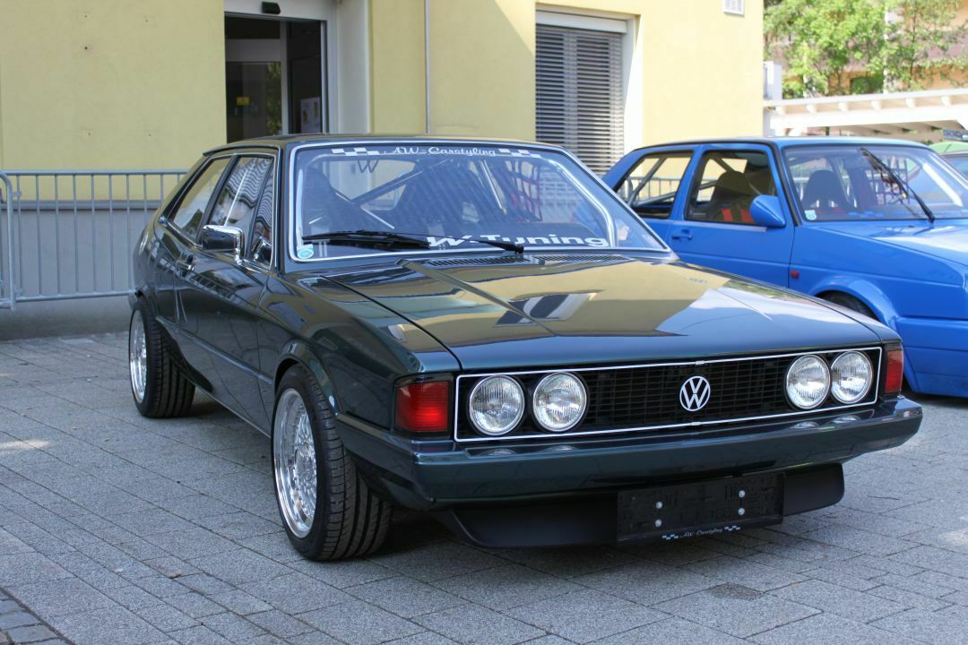 Klassischer Scirocco mit Renn-Käfig und BBS-Felgen