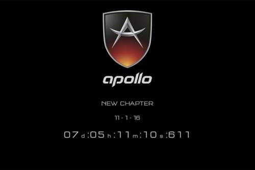 Unter "www.apollo-automobil.com" läuft ein Countdown. Beim Ablauf soll die neue Website online gehen