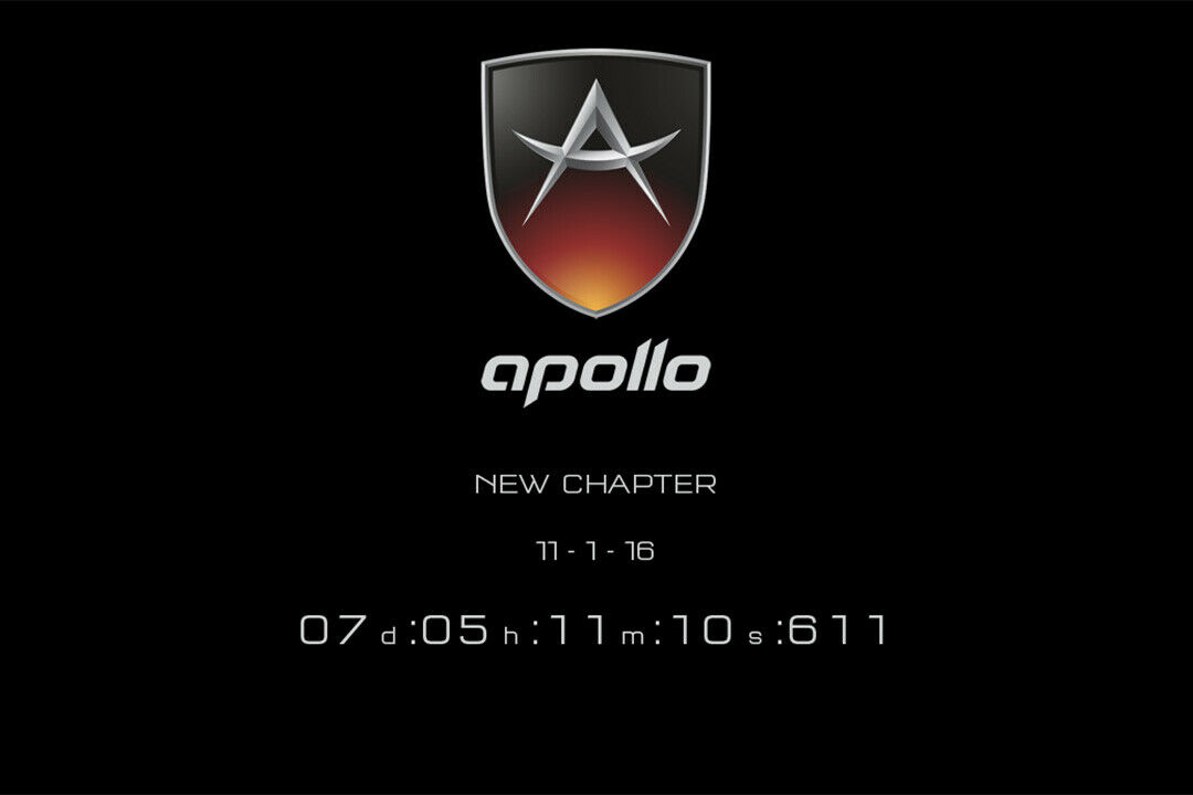 Unter "www.apollo-automobil.com" läuft ein Countdown. Beim Ablauf soll die neue Website online gehen