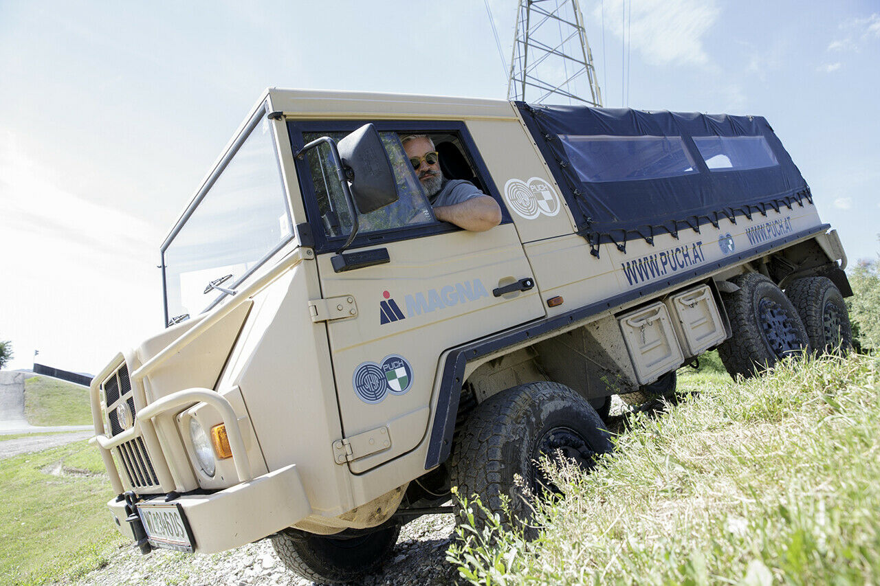 Bis zu drei Achsen besitzt der Pinzgauer