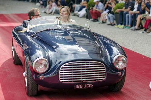 Den begehrten Publikumspreis im Rahmen der „Coppa d'Oro“ gewann ein Ferrari 166 MM Barchetta Touring von 1950