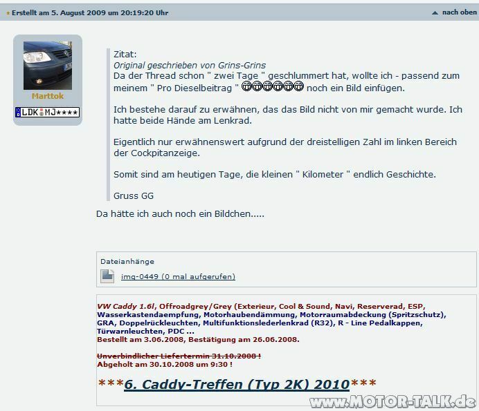 Die schönsten Caddybilder