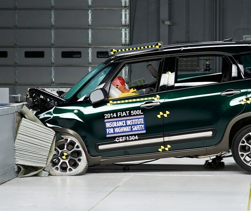 Der Fiat 500L fiel bei dem Crashtest durch