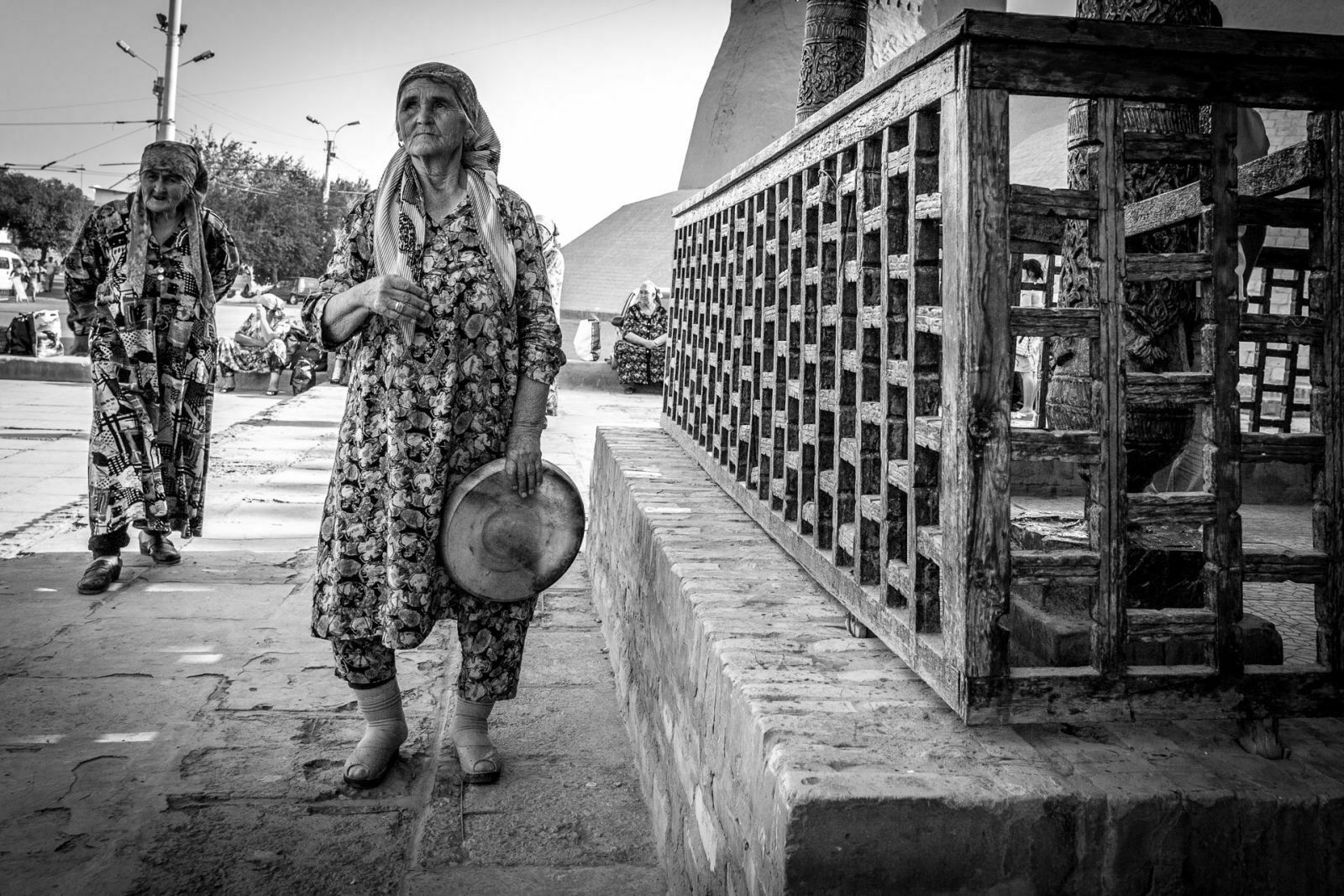 Am Stadttor in Khiva