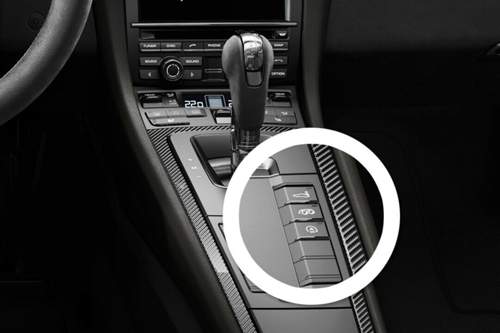 Auf Knopfdruck Sound: Porsche steuert die Klappenauspuffanlage mit einer Taste im Cockpit