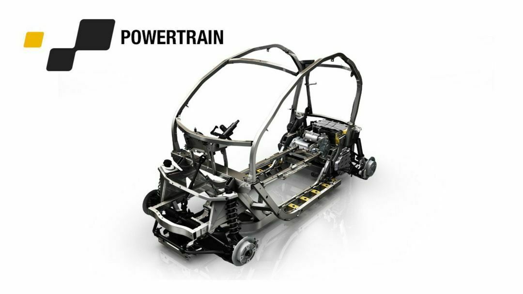 Renault Twizy RS F1: Grundgerüst