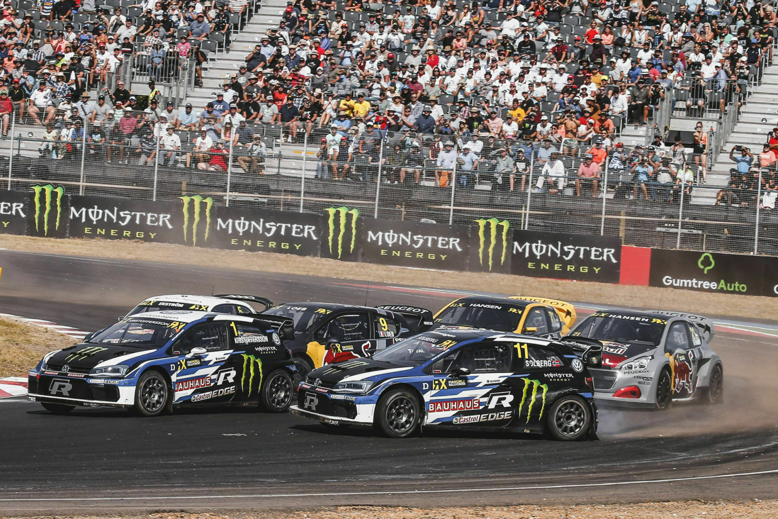Letztes Rennen, erste Kurve: Johan Kristoffersson siegte in Südafrika zum neunten Mal in Folge - das gelang bei FIA-WM-Läufen bislang nur F1-Pilot Sebastian Vettel