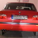 Dank des Hardtop läuft der BMW immer