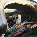 Hinter den Armaturen