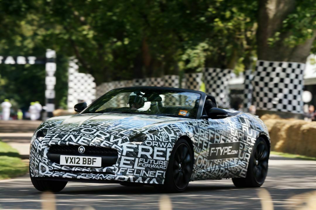 Jaguar F-Type in Goodwood