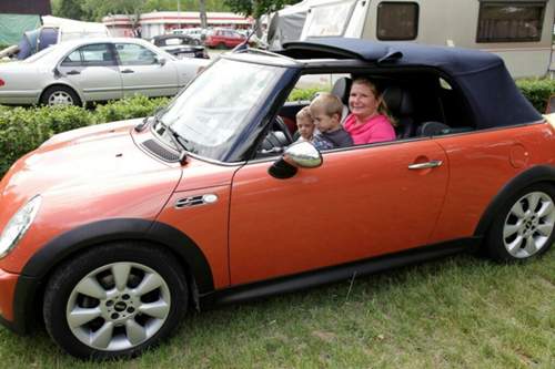 Der New MINI ist natürlich auch vor Ort