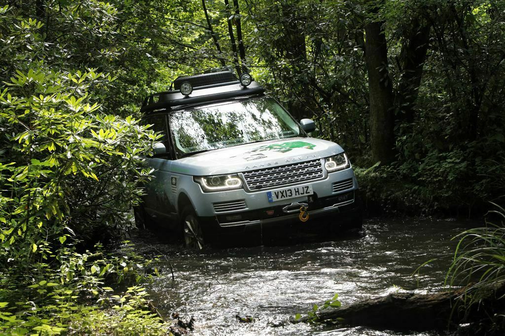Testfahrt im Range Rover Hybrid