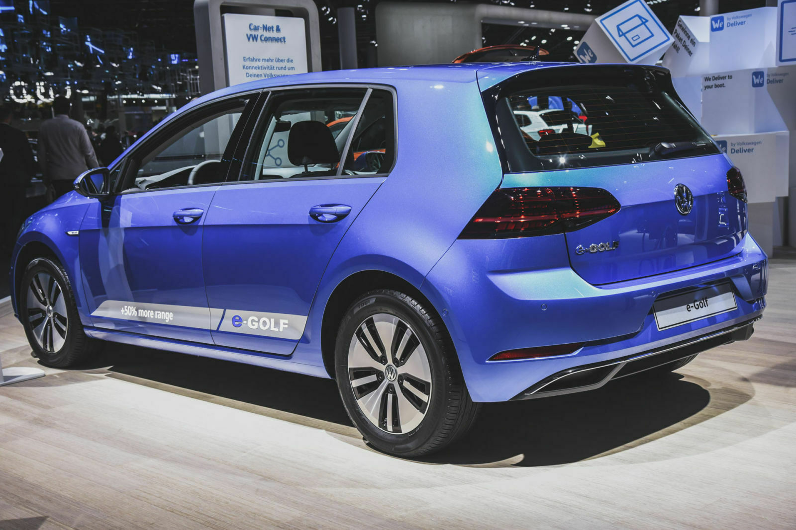 VW mag viel vorhaben beim Thema E-Mobilität. Auf dem Stand stehen aber weiterhin nur E-Up und E-Golf