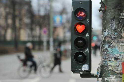 Ein Herz für Radfahrer