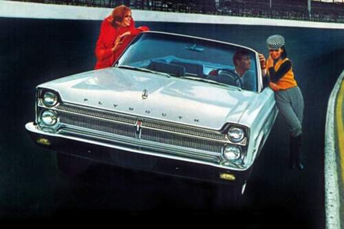 Nicht weniger als 19 US-Marken traten 1965 in Deutschland an, darunter Plymouth mit dem Sport Fury Convertible